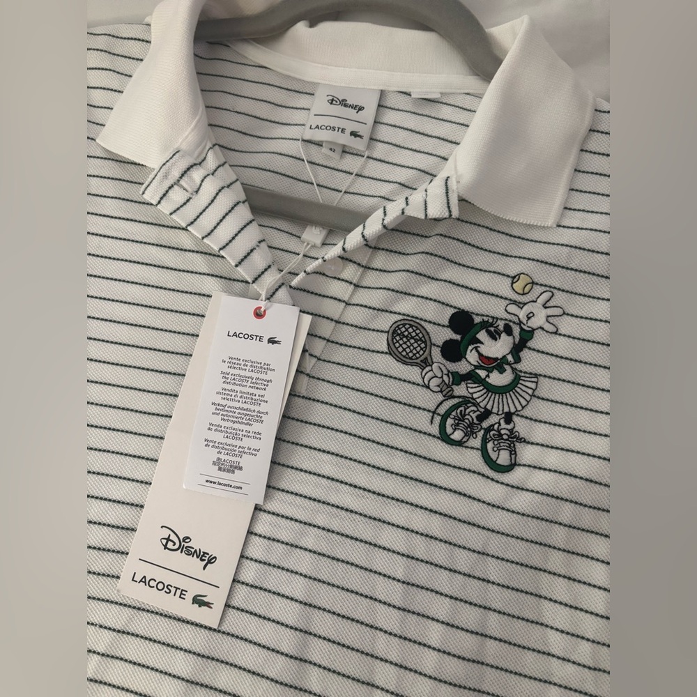 NWT Lacoste X Disney collab polo